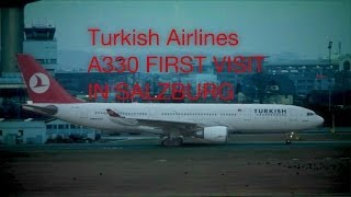 preview picture of video 'Turkish Airlines Airbus A330-202 TC-JNG am Salzburg Airport (Full HD)'