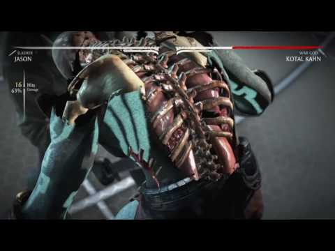 Mortal Kombat X: Jason "Slasher" BIGGEST  X-Ray combo  65% to 69%
