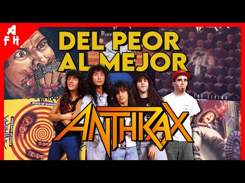 ANTHRAX - Ranking from WORST to BEST ALBUM