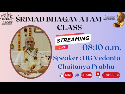 SB Class | SB 4.25.13 | HG Vedanta Chaitanya Pr | 30-08-2023 | ISKCON Hyderabad