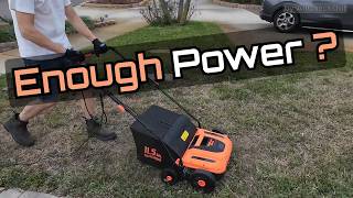 TIECTOWN Dethatcher Review — Unboxing, Assembly & REAL Lawn Results