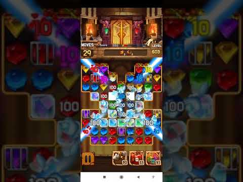 Jewel Legacy 💎 - Jewels & Gems Match 3 Puzzle 2021 Level 603 ⭐⭐⭐ no Booster 👑 Android Gameplay ✅
