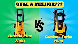 Qual Lavadora de Alta Pressão é Mais Potente WAP OUSADA PLUS2200 ou COMBATE TURBO2600?