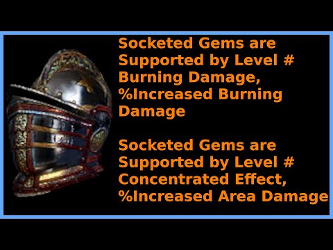 How to craft a basic Righteous Fire helmet. [Pathofexile] (3.20)