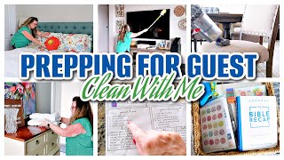 Clean With Me Before Guest | 5 Task Power Hour | Michelle Lowe