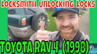 Locksmith Unlocking Locks- Rav4- 1998 #Locksmith #UnlockingLocks