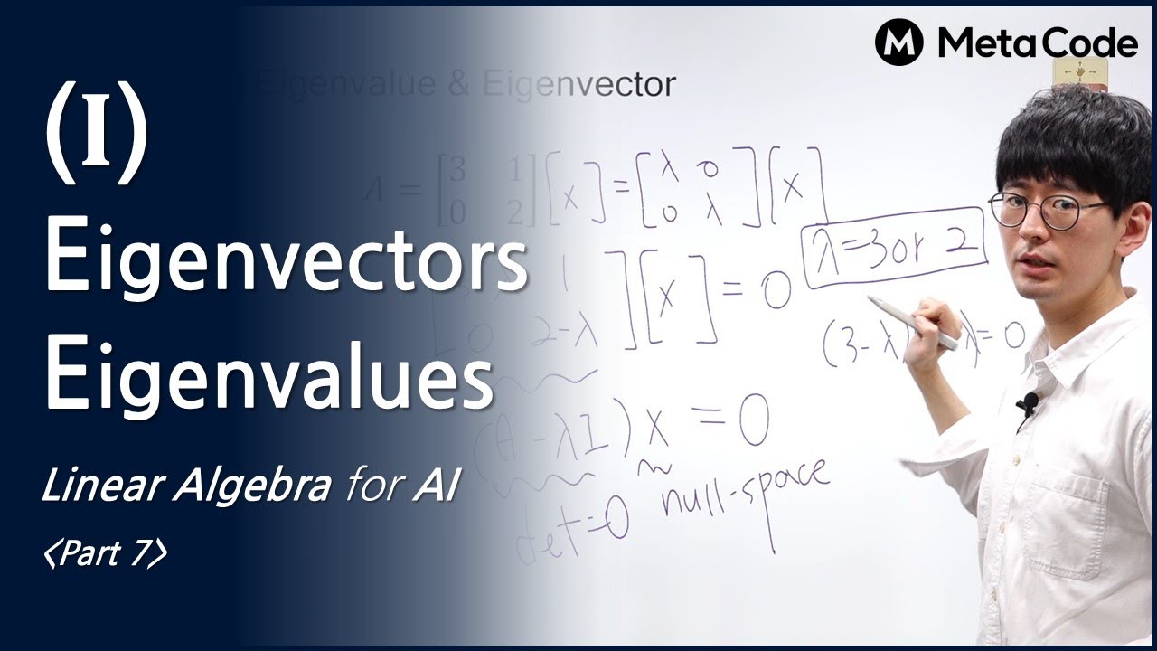 Eigenvectors and Eigenvalues IㅣLinear Algebra for AI [ Part 7 ]