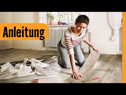 Vinylboden selbstklebend verlegen |HORNBACH Meisterschmiede