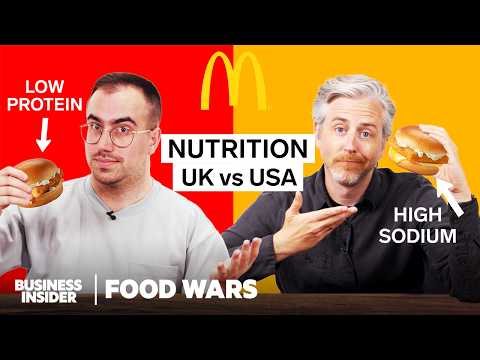 美國與英國麥當勞的營養對比：高蛋白、低脂肪，還有更多 | 食物大戰 | Insider Food (US vs UK McDonald’s Nutrition: High Protein, Low Fat, And More | Food Wars | Insider Food)