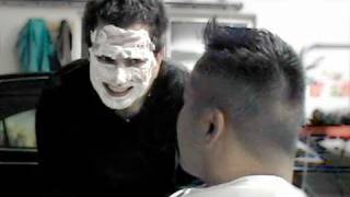 Edward Scissorpenis Cuts Hair