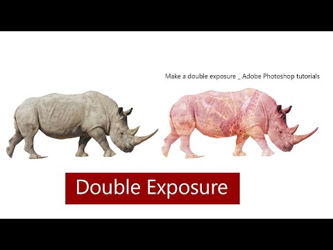 How to create Double Exposure Effect (Cinemagraph) - Photoshop Tutorial