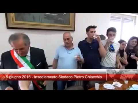 Insediamento sindaco dott Pietro Chiacchio