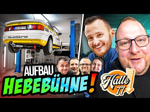 Wir bauen die HEBEBÜHNE auf! (Marco + Team Halle77)
