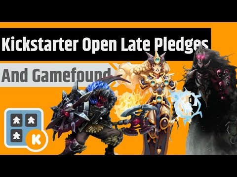 All The Late Pledges! Kickstarter & Gamefound Board Games - June 2021