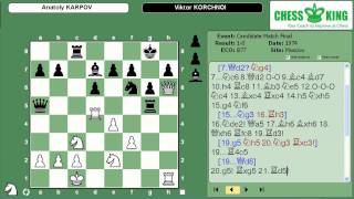 Karpov - Korchnoi 1974 Chess King Français