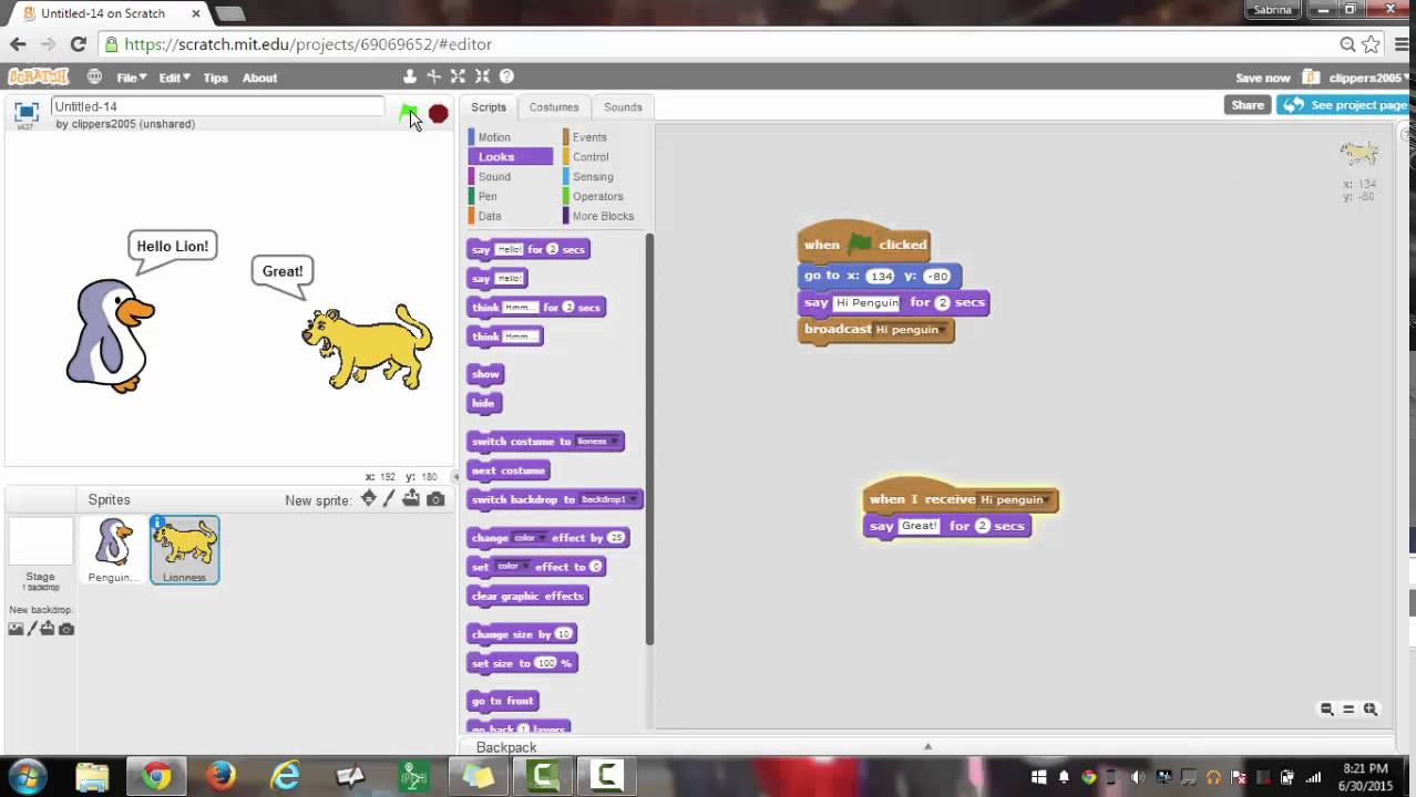 Scratch Tutorial- How to Broadcast