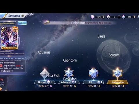 Saint Seiya: Awakening - 8000 Diamonds 80x Times Gacha Summon Rhadamanthys!