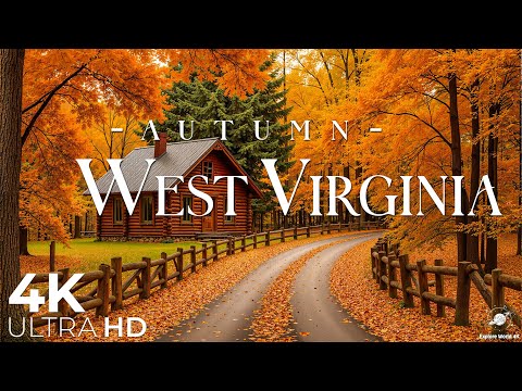 🍂Western Virginia 4K - Most Beautiful Autumn Video in Vermont in 4K UHD🍂