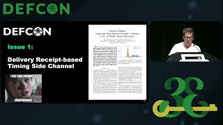 DEF CON 33 - Exploiting Security Side Channels in E2E Encrypted Msngrs - G Gegenheuber,  M Gunther