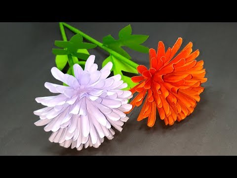 Paper Craft: How to Make Paper Flower for Decoration | Decoration Flower! Jarine's Crafty Creation Video