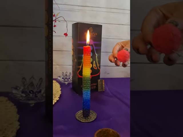Vídeo relacionado con LAMARE Velón Esotérico de los Chakras - Vela Esotérica de 7 Colores para Meditación, Sanación Energética, Reiki, Yoga, Equilibrio Armoniza y Activa los chakras - Estabiliza Cuerpo - Mente - Vida.