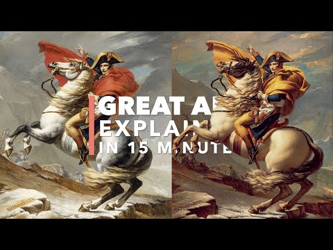 Art as Propaganda: Great Art Explained: Napoleon Crossing the Alps by Jacques-Louis David