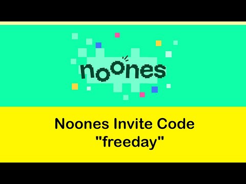 Noones Referral Code "freeday".  Referrals Earn up to 20% of the trading fee as a reward for 1 year