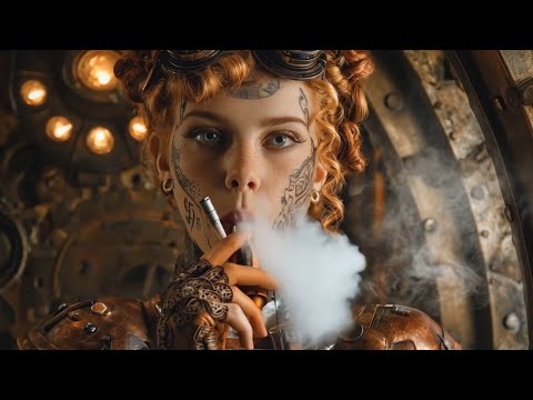 A Symphony of Steam and Gold: Steampunk, Baroque, Sci-Fi City. AI Short Film #ai