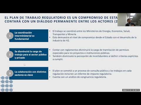 Seminario Online: Normativa para la regulación habilitante en el desarrollo del Hidrógeno en Chile