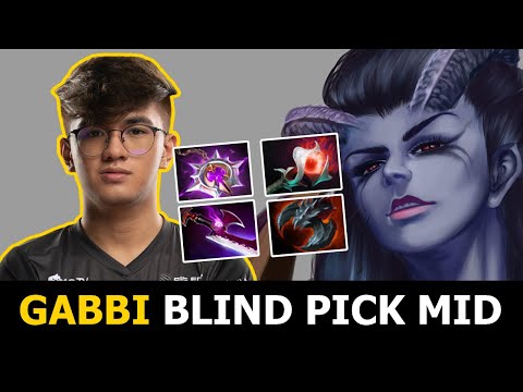 WHEN GABBI CHANGING HIS ROLE TO MID - HARD GAME USING QOP DOTA 2