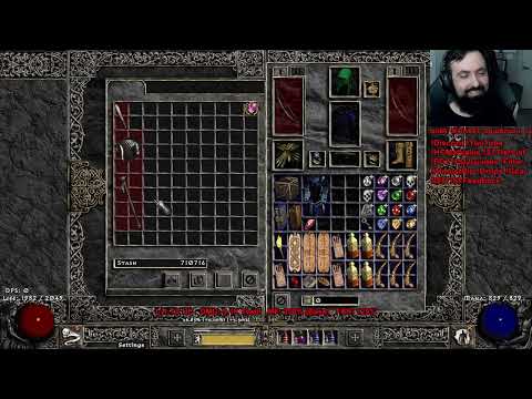 Tyrael's Might Gambled from Gheed! Check out the Reaction here! - HC PD2 S7 Teeth Necro Live Server!