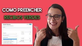 #2.26 - Como preencher um Recibo Verde (IVA e Retenção de IRS)?