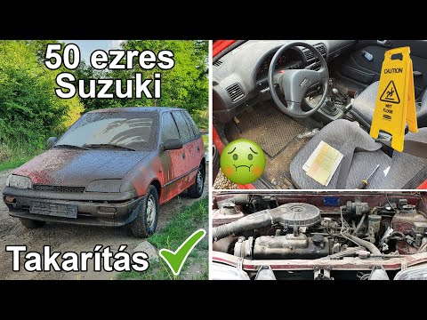 Kikeráztuk az 50ezres Suzukit! - Autó takarítás, ahogy a profik csinálják