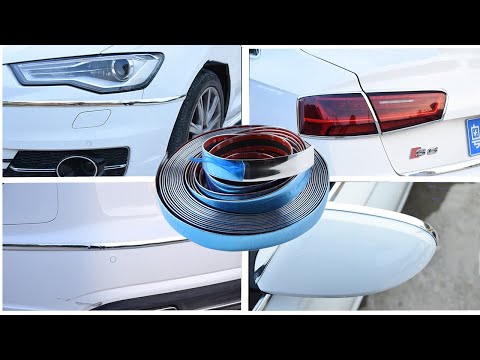 How to Install a Bodyside Chrome Edge Decoration Molding Trim from Senzeal-auto.com