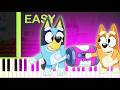 The Lollipop Song BLUEY EASY Piano Tutorial