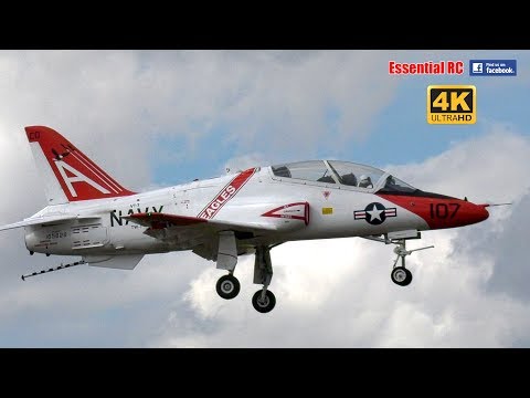 GIANT SCALE McDonnell Douglas GOSHAWK T-45 aircraft carrier JET (BMFA NATS) [*UltraHD and 4K*]