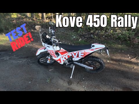 Test Ride on the new Kove 450 Rally dual sport motorcycle