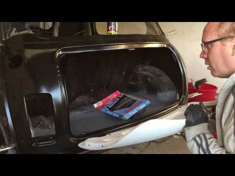 Classic Mini Restoration Rear Panel Part 15