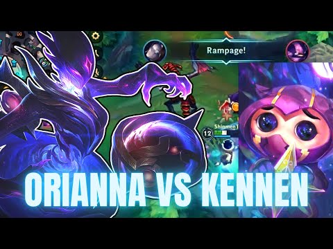 MY TEAMMATES MAD AT ME FOR PICKING ORIANNA VS KENNEN IN THE BARON LANE | Wild Rift League of Legends