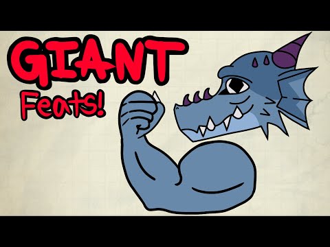 Giant Feats and Backgrounds in D&D 5e!