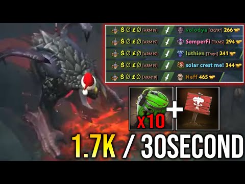 how to farm Hero at roshan pit!! - How techies earn 1.7K+ Golds in 30 Second!