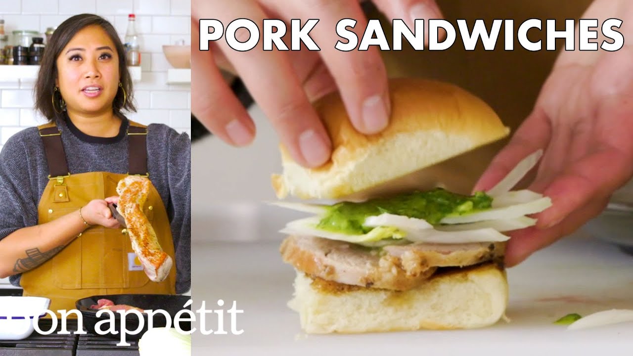 Melissa Makes Pork Tenderloin Sandwiches From the Home Kitchen Bon App tit