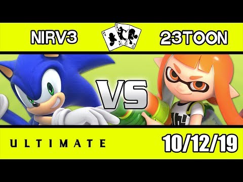 Smash @ HCG 1 - nirv3 (Sonic, Bayonetta, Kirby) vs Toon (Inkling) - Losers Finals