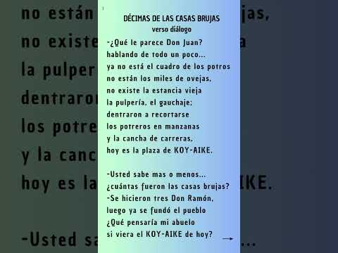Décimas de las Casas Brujas  #coyhaique