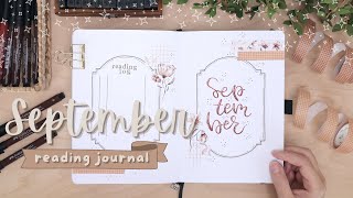 September Reading Journal Setup | Paper Minty Studio | Relaxing Journal with Me