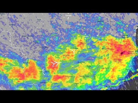 ATENÇÃO PARA CHUVA FORTE E TEMPESTADES REGIÃO SUDESTE E CENTRO-OESTE DE 18 A 25 DE OUTUBRO 2026