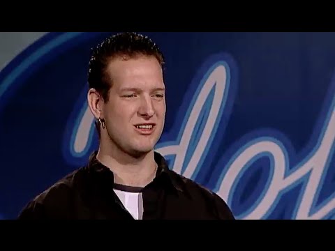 David singing a song in dialect  - Audition - Idols season 3