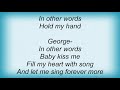 George Strait - Fly Me To The Moon Lyrics