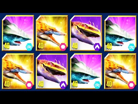 ALL MAX LEVEL 40 BEST IN CLASS AQUATICS (JURASSIC WORLD)