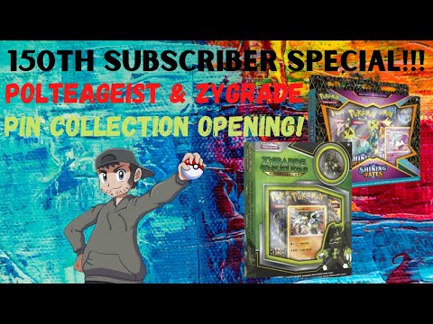POLTEAGEIST & ZYGRADE PIN COLLECTION OPENING! | 150TH SUBSCRIBER SPECIAL!!